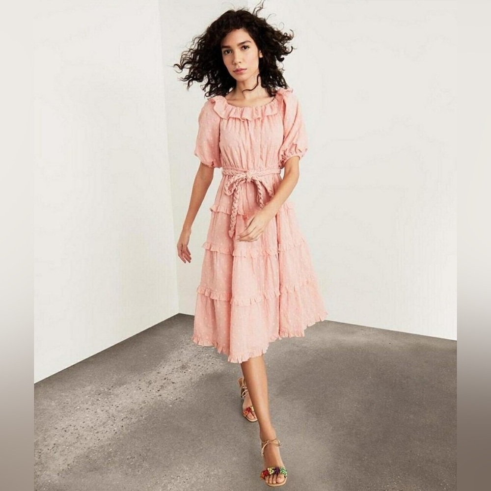 Chelsea & Violet Pink Ruffled Dress - Picture 1 of 7